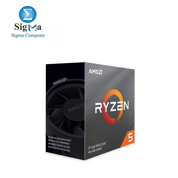 CPU-AMD-RYZEN 5 3600 With Wraith Cooler