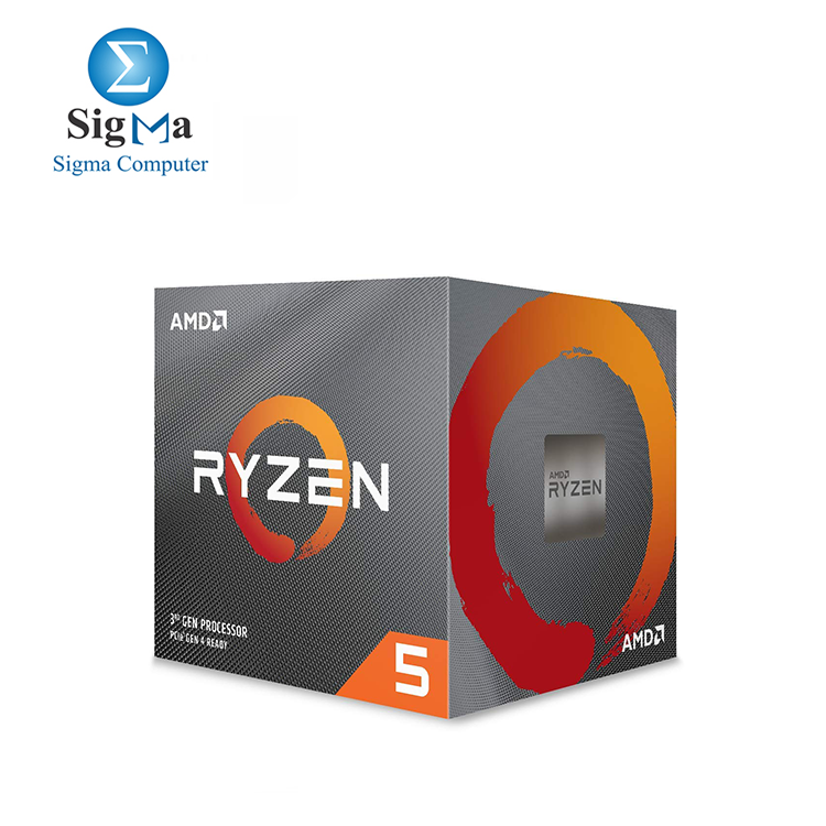CPU-AMD-RYZEN 5 3600X 6-Core, 12-Thread Desktop Processor with Spire Cooler