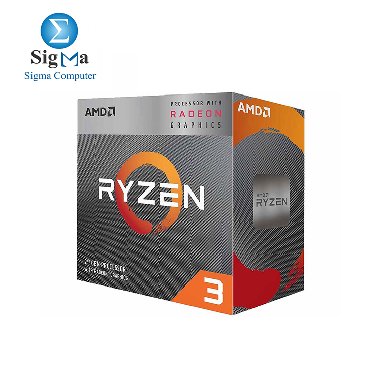 CPU-AMD-RYZEN 3 3200G 4-Core Desktop Processor with Radeon Graphics