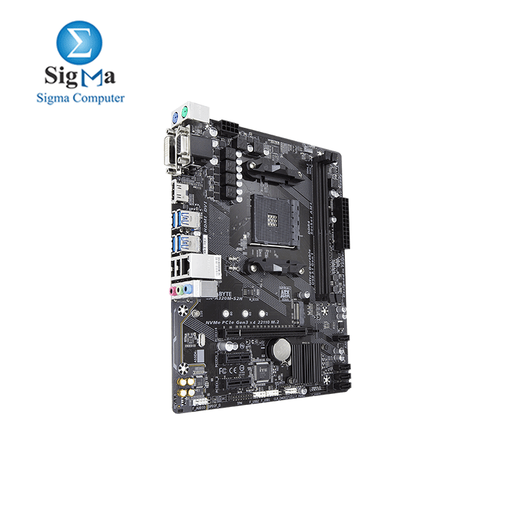 Gigabyte A320M-S2H Ultra Durable Motherboard 
