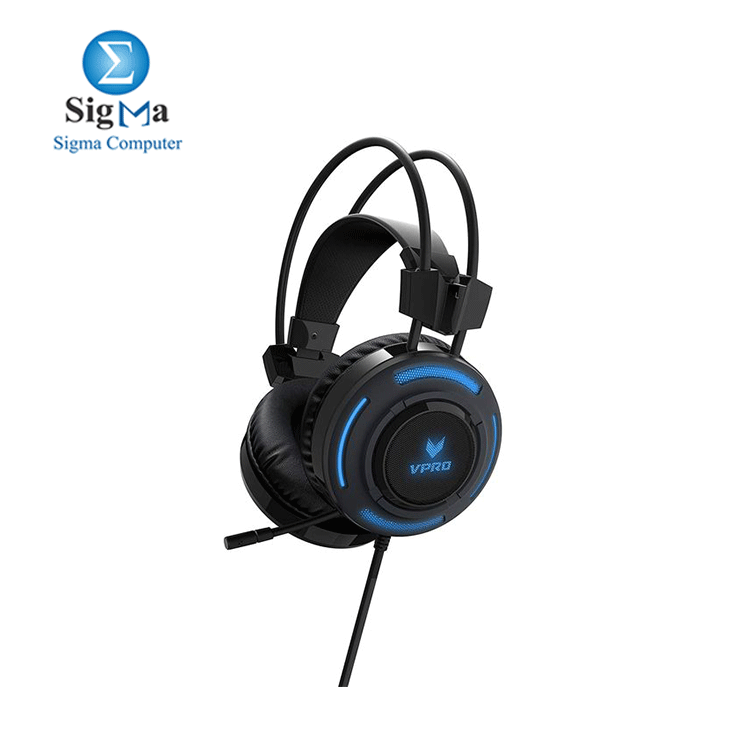 RAPOO VH200 Professional RGB 3.5mm Audio Port Mic Gaming Headset For PC Laptop
