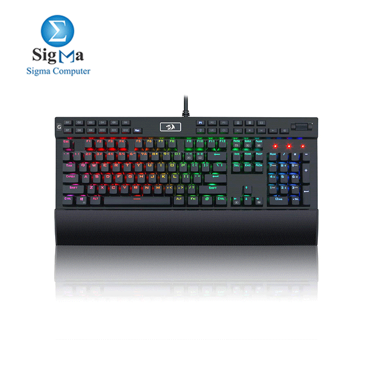 Redragon K550 Mechanical Gaming Keyboard, RGB LED Backlit with Purple Switches