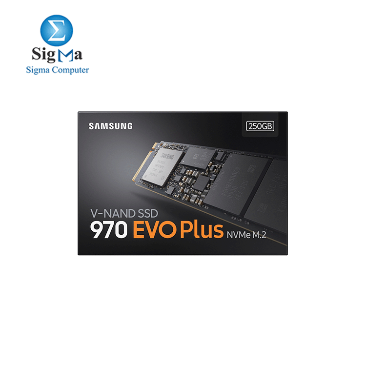SAMSUNG 970 EVO Plus SSD 250GB NVMe M.2 Internal Solid State Hard Drive with V-NAND Technology  Storage and Memory Expansion for Gaming  Graphics w  Heat Control  Max Speed  MZ-V7S250B AM