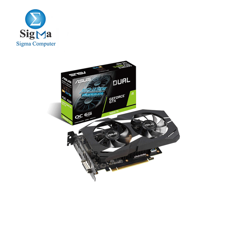 ASUS Dual GeForce® GTX 1660 Ti OC edition 6GB GDDR6 rocks high refresh rates for an FPS advantage without breaking a sweat.