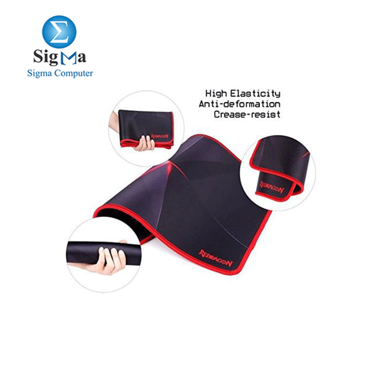 Redragon P012 Mouse Pad with Stitched Edges  Premium-Textured Mouse Mat