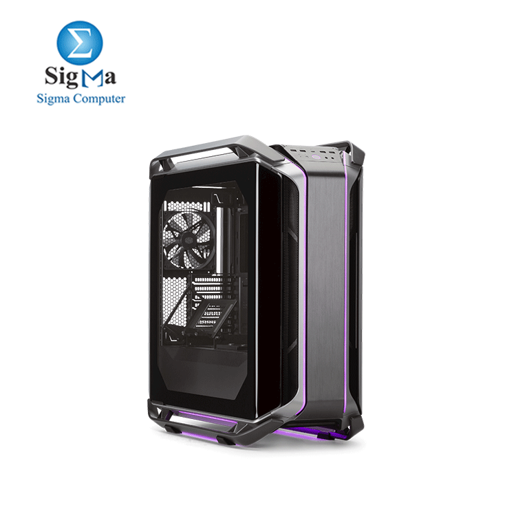 Cooler Master Cosmos C700M with ARGB Lighting  Aluminum Panels  a Riser Cable  and Curved Tempered Glass  C700M Full Tower