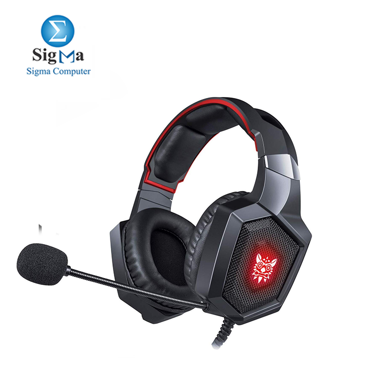 ONIKUMA Gaming Headset - Stereo K8 Gaming Headset for PS4  red