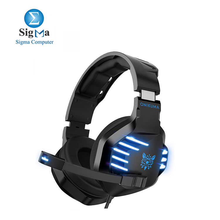ONIKUMA K17 Pro Surround Sound Gaming Headset, 3D Bass PC blue