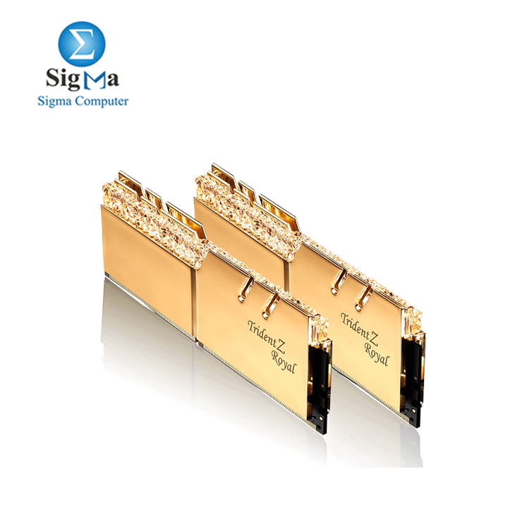 G.SKILL Trident Z Royal DDR4-3200MHz CL16-18-18-38 1.35V 16GB (2x8GB)