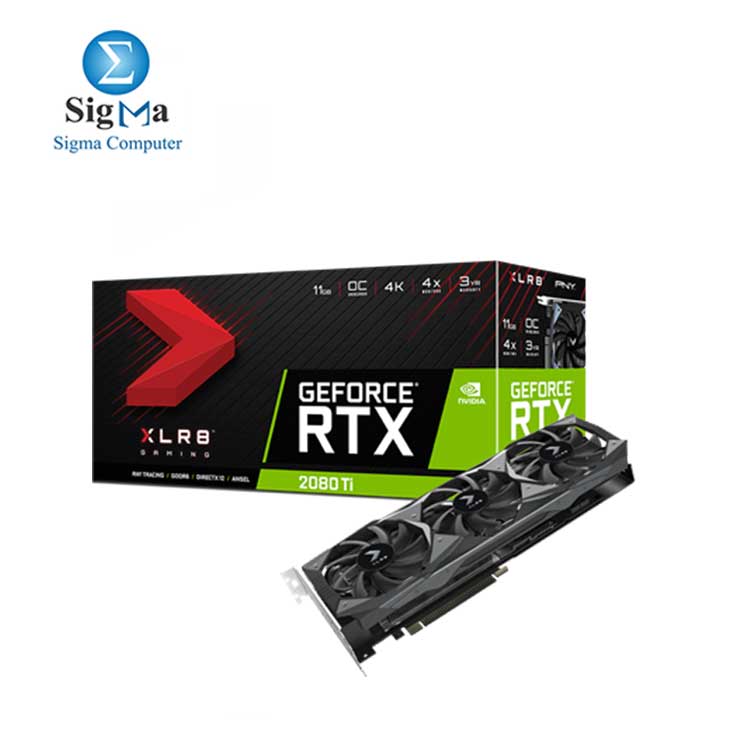 PNY GeForce RTX™ 2080 Ti 11GB XLR8 Gaming Overclocked Edition