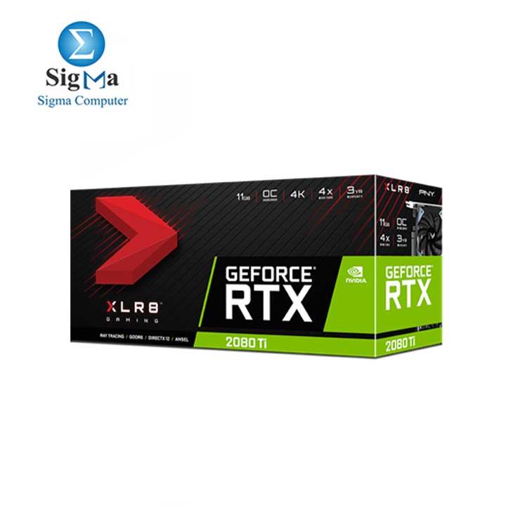 PNY GeForce RTX    2080 Ti 11GB XLR8 Gaming Overclocked Edition