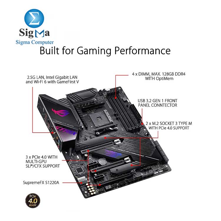 ASUS ROG Strix X570-E Gaming ATX Motherboard