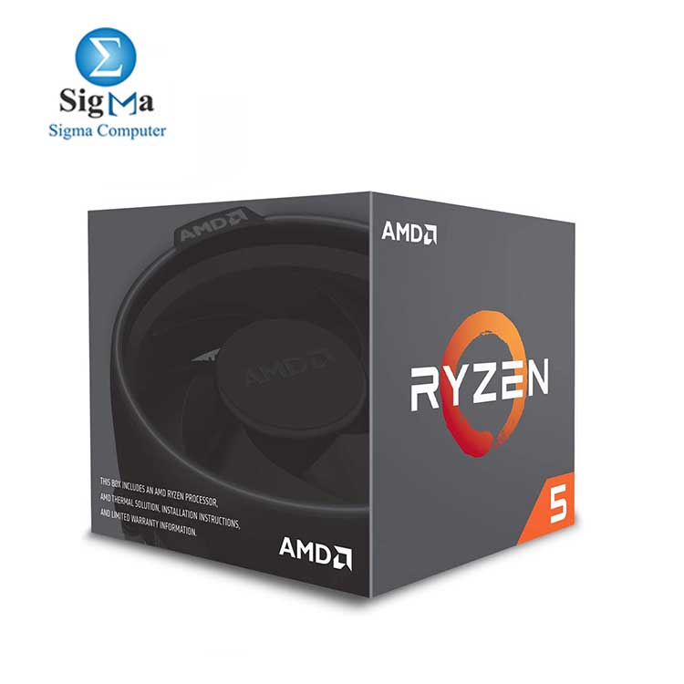 CPU-AMD-RYZEN 5 1600AF Processor with Wraith Stealth Cooler