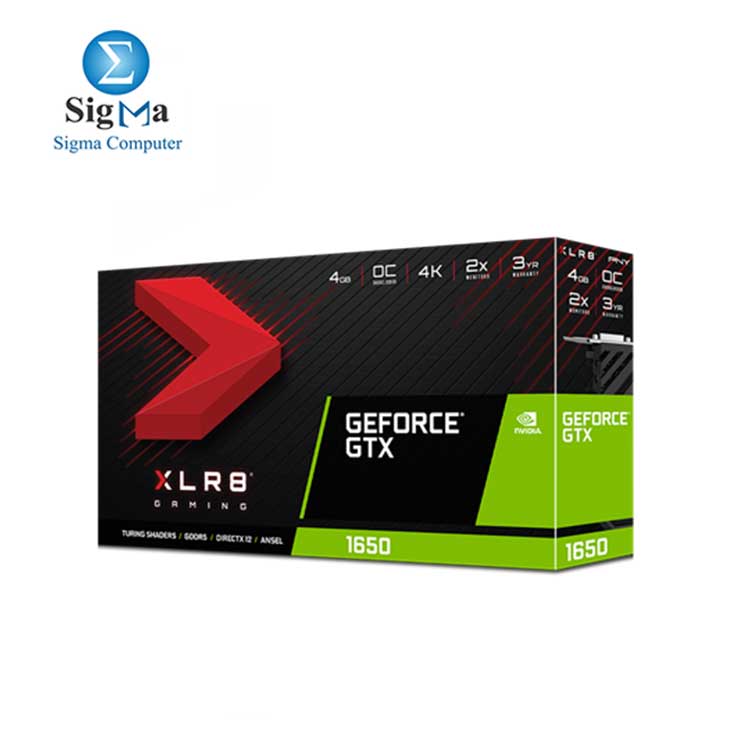 PNY GeForce   GTX 1650 XLR8  
