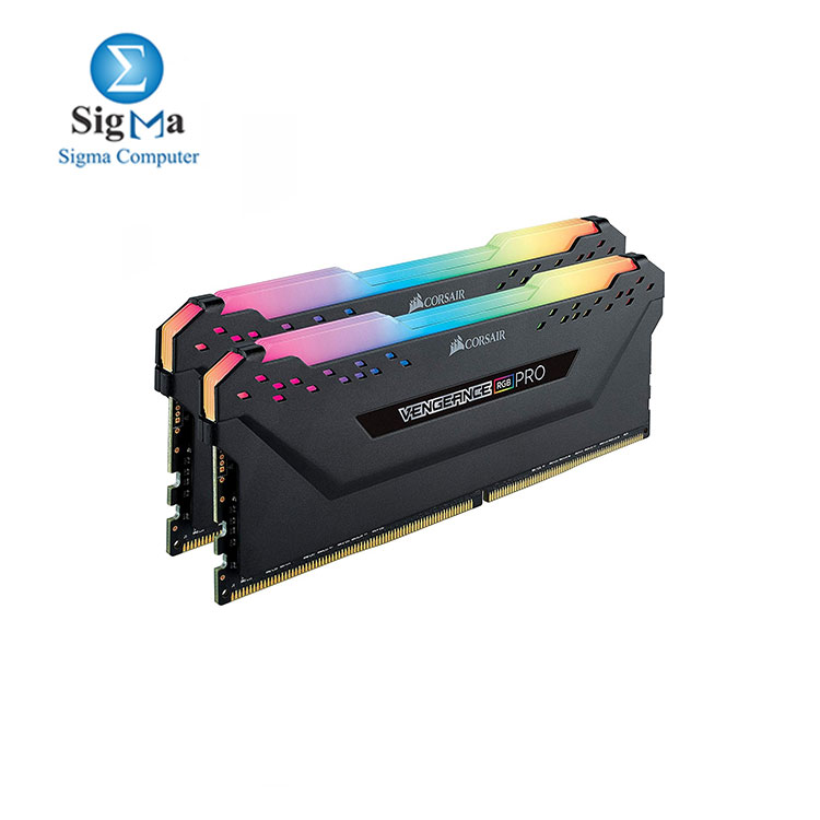 CORSAIR VENGEANCE® RGB PRO 16GB (2 x 8GB) DDR4 DRAM 3000MHz C15 Memory Kit