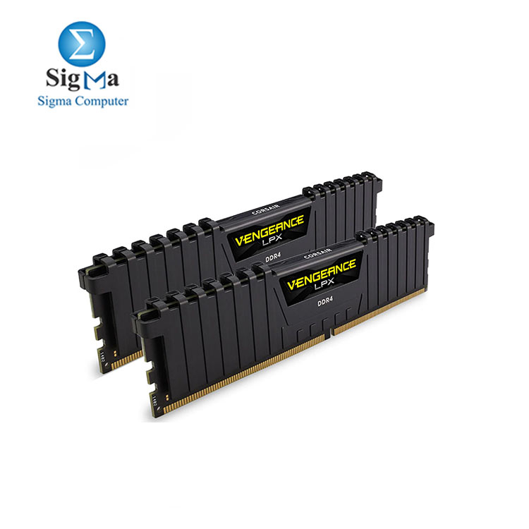 Corsair VENGEANCE® LPX 16GB (2 x 8GB) DDR4 DRAM 3600MHz C19 Memory Kit - Black