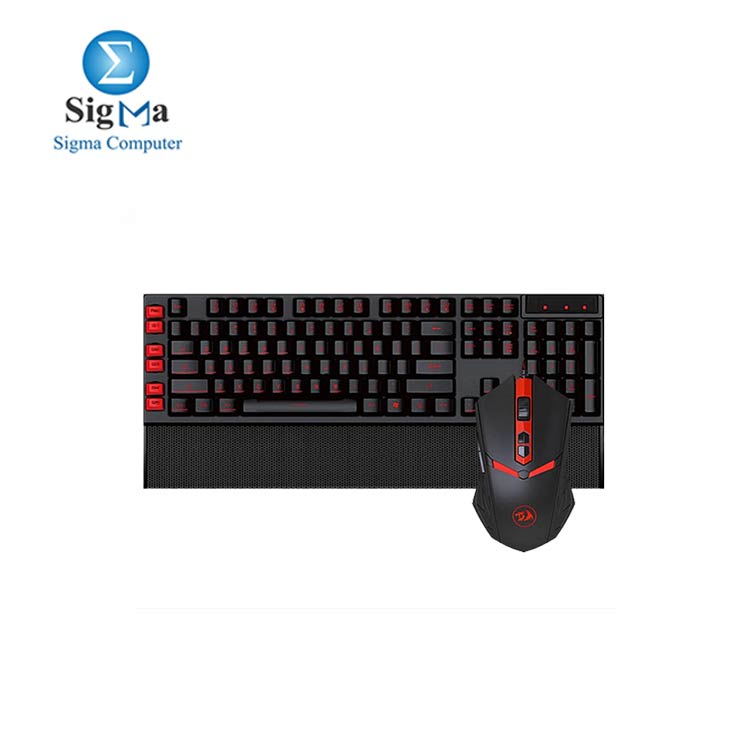 Redragon S102 YAKSA USB Programmable Gaming Keyboard, 7 Color Backlight, NEMEANLION USB Gaming Mouse, Keyboard Set