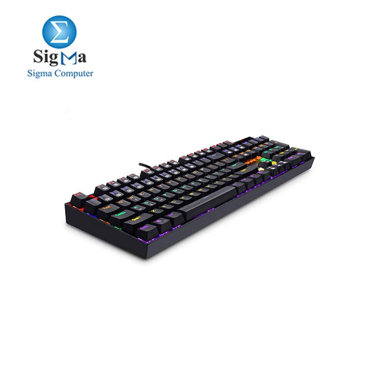 Redragon K551-R Mechanical Gaming Keyboard  RAINBOW LED Cherry Blue SWITCH