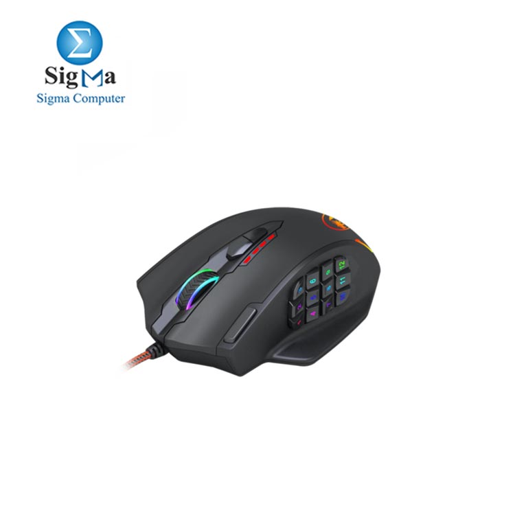 Redragon M908 IMPACT MMO Gaming Mouse up to 12 400 DPI High Precision