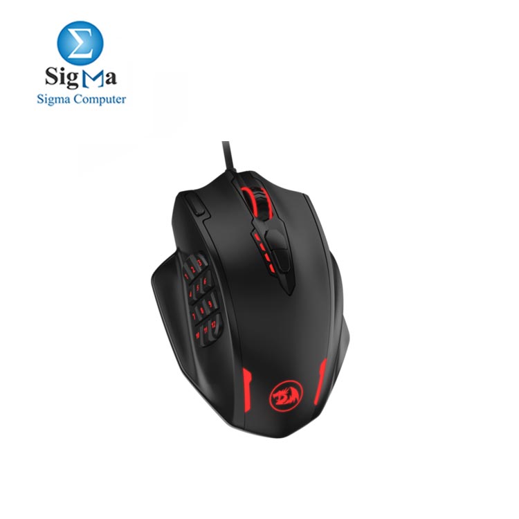 Redragon M908 IMPACT MMO Gaming Mouse up to 12 400 DPI High Precision