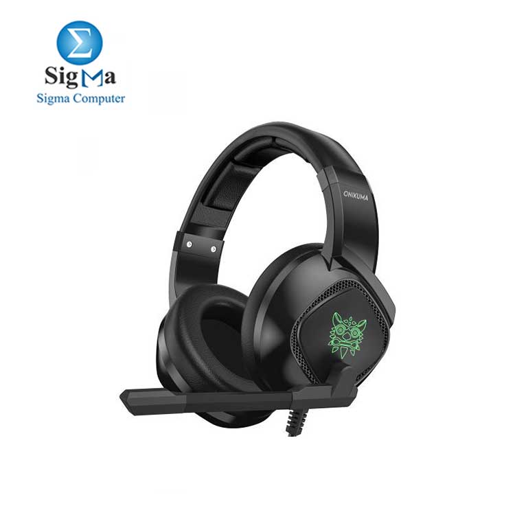 ONIKUMA k19 Stereo Gaming Headset   Noise Canceling Over-Ear Headphones with Glaring LED Lights