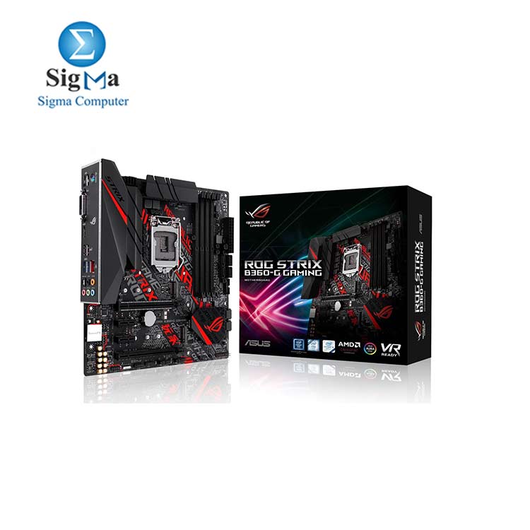 ASUS ROG STRIX B360-G GAMING Intel B360 mATX gaming motherboard