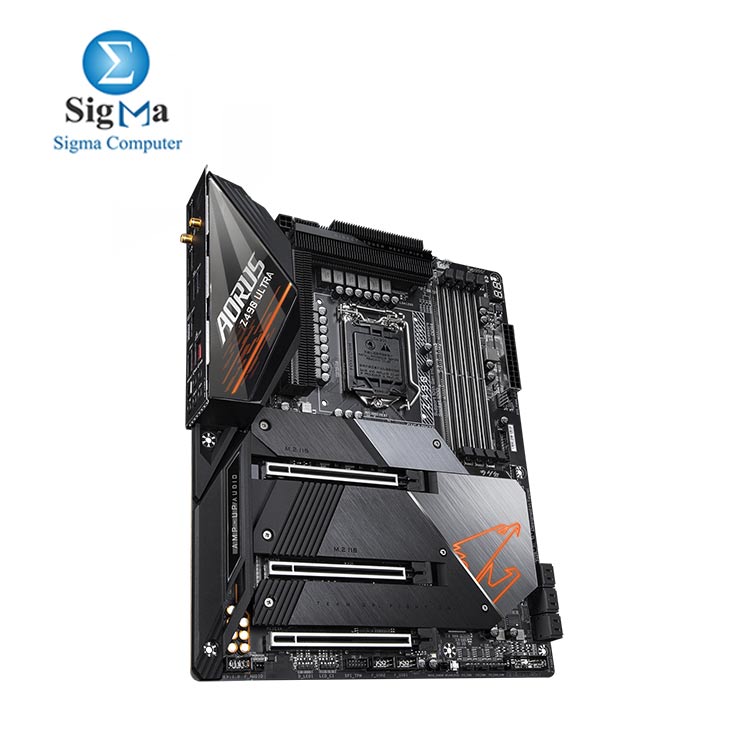 AORUS Z490 ULTRA MOTHERBOARD with Direct 12 1 Phases Digital VRM Design 10th Gen Intel