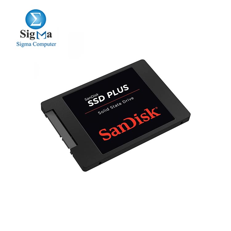 SanDisk 120GB SSD PLUS Internal SSD - SATA III 6 Gb-s 2.5-7mm  Up to 530 MB s