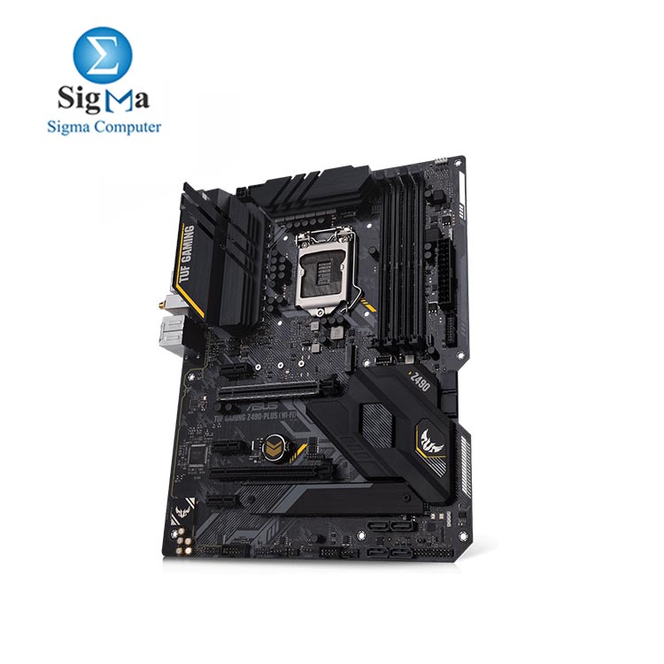 ASUS TUF GAMING B460M-PLUS (WI-FI) LGA1200 (Intel 10th Gen) Micro ATX Gaming Motherboard