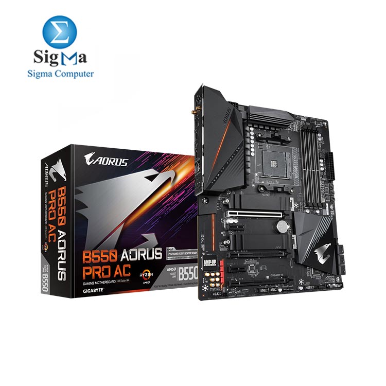 AORUS B550  PRO AC with True 12+2 Phases Digital VRM Motherboard