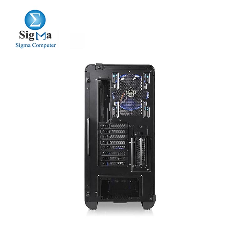 Thermaltake View 37 Riing E-ATX Mid Tower Computer Case with 2 Blue LED Fan