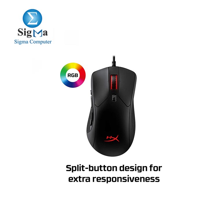 HyperX Pulsefire Raid RGB Gaming Mouse with Optical DPI Adjustable HX-MC005B