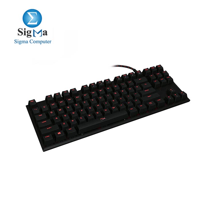 HyperX Alloy FPS Pro Mechanical Gaming Keyboard CHERRY MX RED SWITCH Linear & Quiet - Cherry MX Red - Red LED Backlit HX-KB4RD1-US-R2