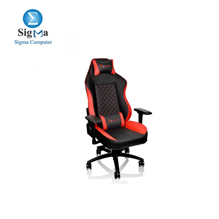 Thermaltake Tt eSPORTS GTComfort C500 Big Tall Racing Bucket Seat Style Ergonomic Gaming Chair Black RED