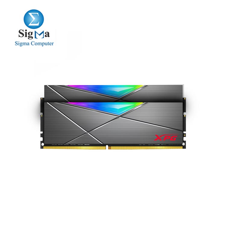 XPG SPECTRIX D50 RGB Gaming Memory: 16GB (2x8GB) DDR4 3200MHz CL16 Grey