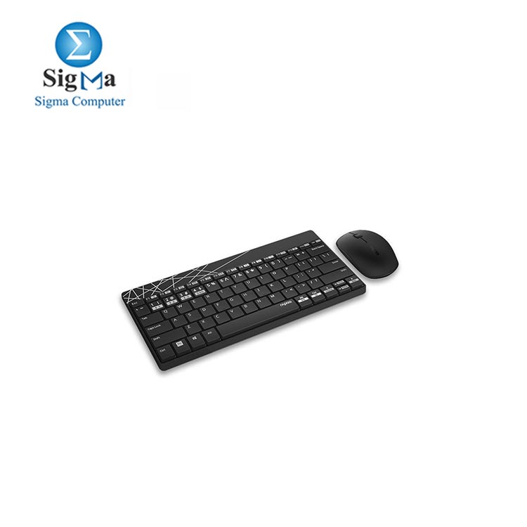 Rapoo 8000M Wireless Bluetooth 3.0/4.0 Keyboard And Mouse Combo