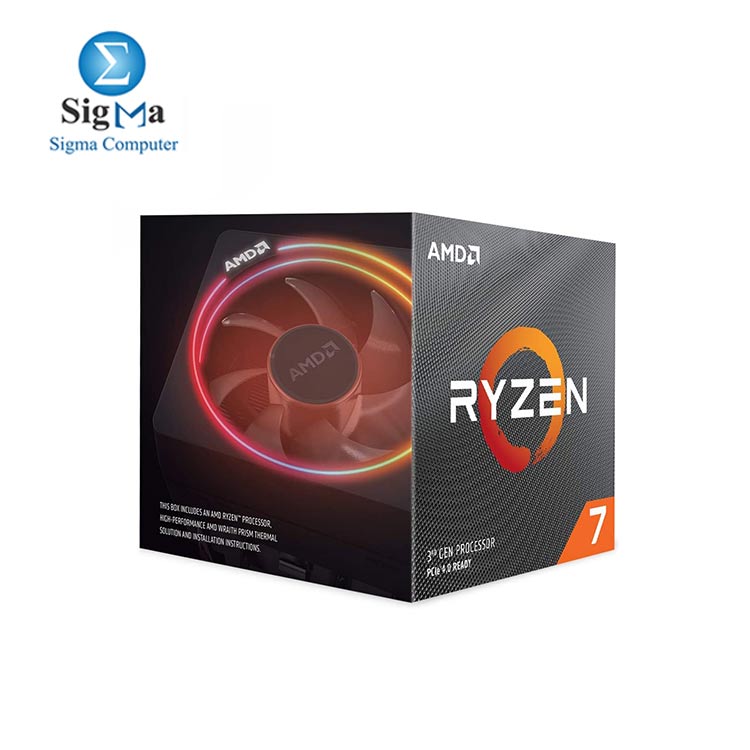 CPU-AMD-RYZEN 7 3800X  8-Core, 16-Thread Unlocked Desktop Processor with Wraith Prism LED Cooler