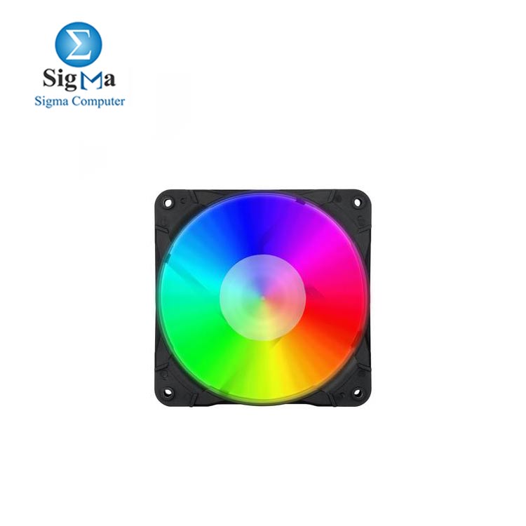 Redragon GC-F007 Computer Case 3x 120mm PC Cooling Fan  RGB LED Quiet High Airflow Adjustable Color LED Fan