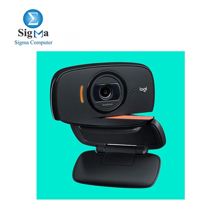  Logitech HD Webcam C525, Portable HD 720p Video Calling with Autofocus - Black 