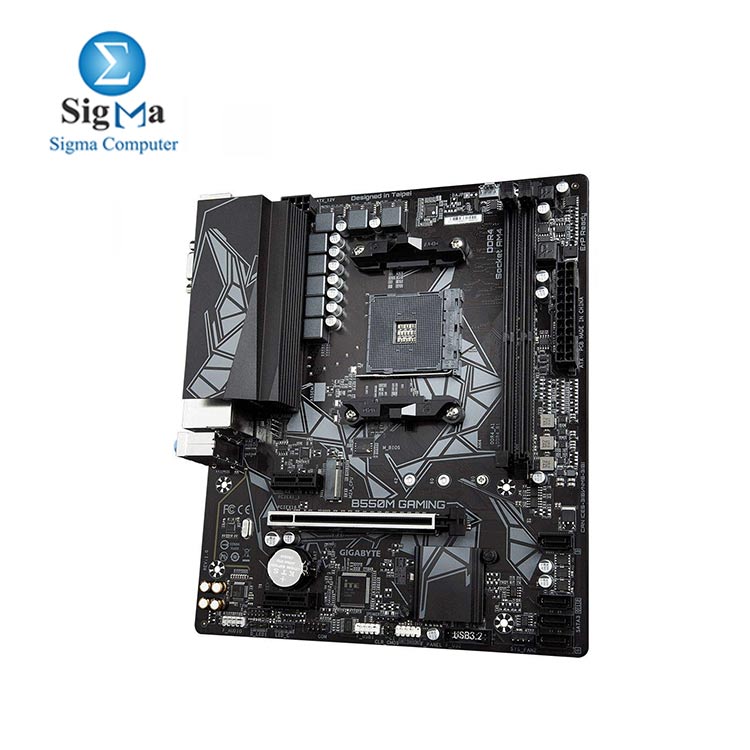 GIGABYTE B550M Gaming with Pure Digital VRM Solution  PCIe 4.0 3.0 x4 M.2  RGB Fusion 2.0 motherboard
