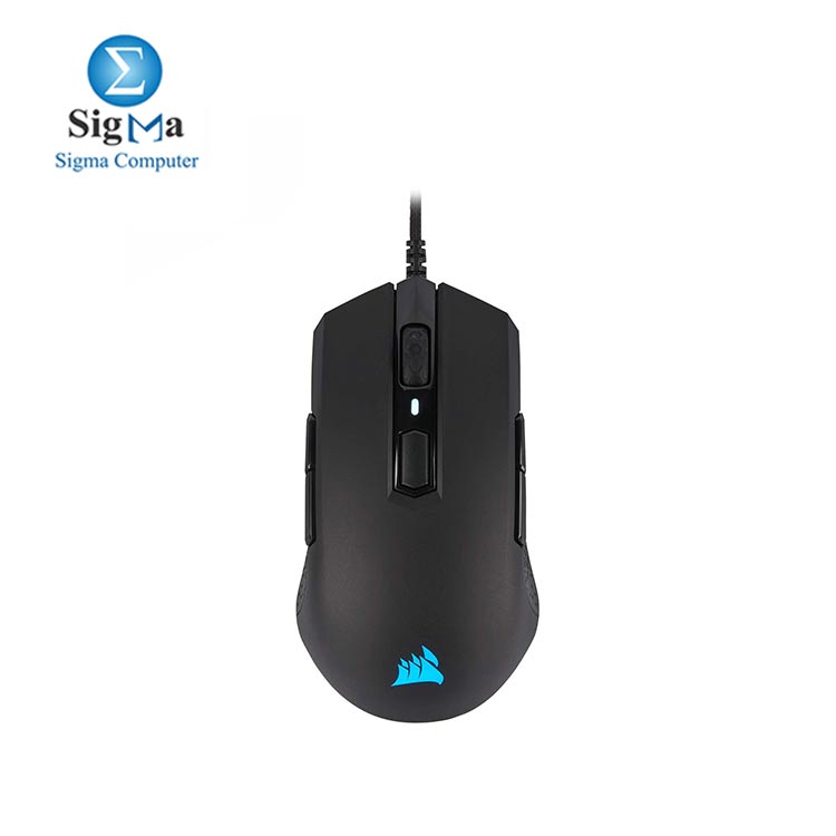 Corsair M55 RGB Pro Wired Ambidextrous Multi-Grip Gaming Mouse - 12,400 DPI  - 8 Buttons - Black