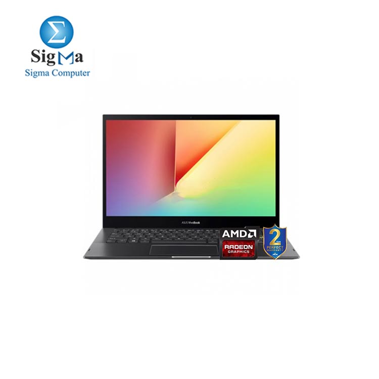 ASUS VivoBook Flip TM420IA-EC056T AMD R3-4300U-4GB-SSD 256GB-AMD Radeon Graphics-14 FHD Touch-Win10-Black