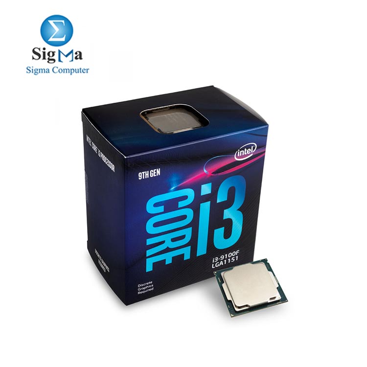 Intel Core i3-9100F Coffee Lake 4-Core 3.6 GHz  4.2 GHz Turbo  LGA 1151  300 Series  65W BX80684i39100F Desktop Processor Without Graphics