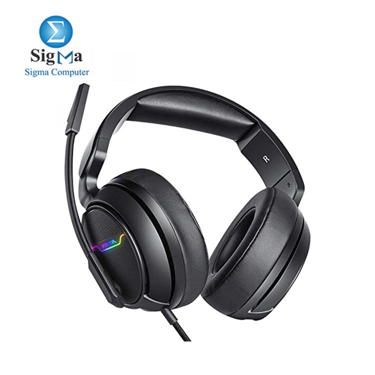 XIBERIA V20 GAMING HEADSET ,Noise Cancelling Microphones,Dazzle Colour LED Lights (Stereo 3.5)