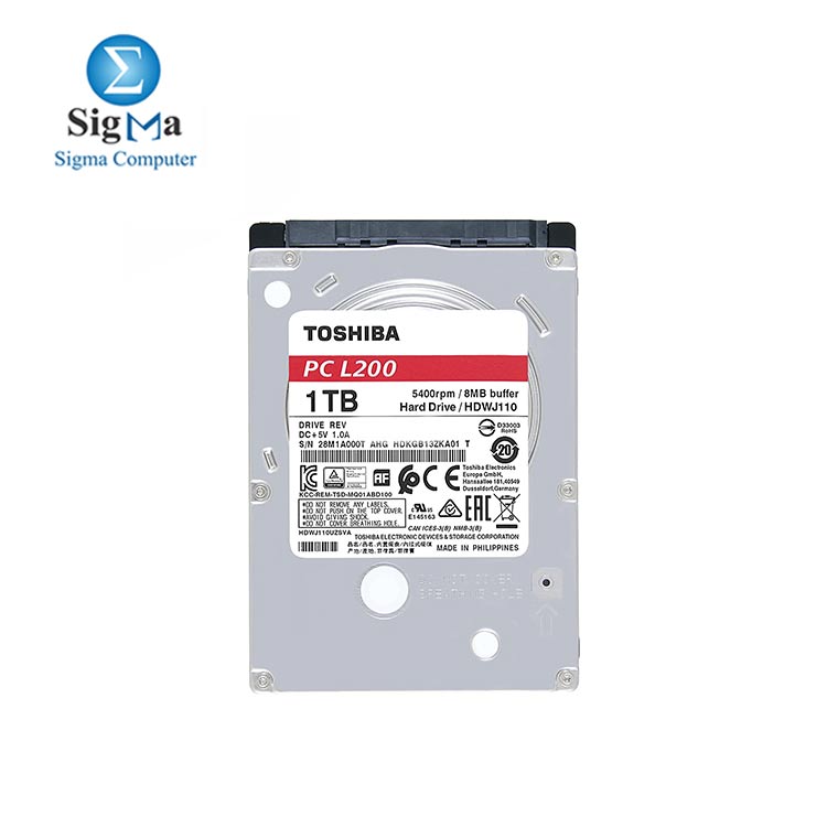 TOSHIBA L200 2.5 1TB 5400 RPM For Laptop Hard Disk SATA