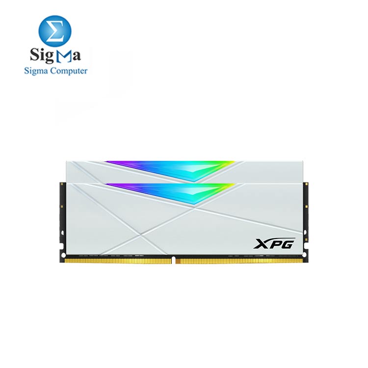 ADATA XPG Spectrix D50 RGB LED 16GB Kit 2 x 8GB DDR4 3600MHz CL18-20-20 - White