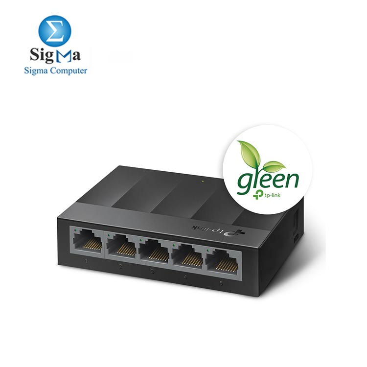 TP-Link Litewave 5 Port Gigabit Ethernet Switch   Desktop Ethernet Splitter   Plastic Case   Unshielded Network Switch   Plug   Play   Fanless Quiet   Unmanaged  LS1005G 