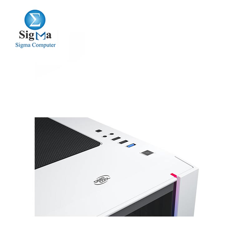 DEEPCOOL MATREXX 55 V3 ADD-RGB 3F WH PC case 3x120mm ADD-RGB Fans Pre-Installed -White Color