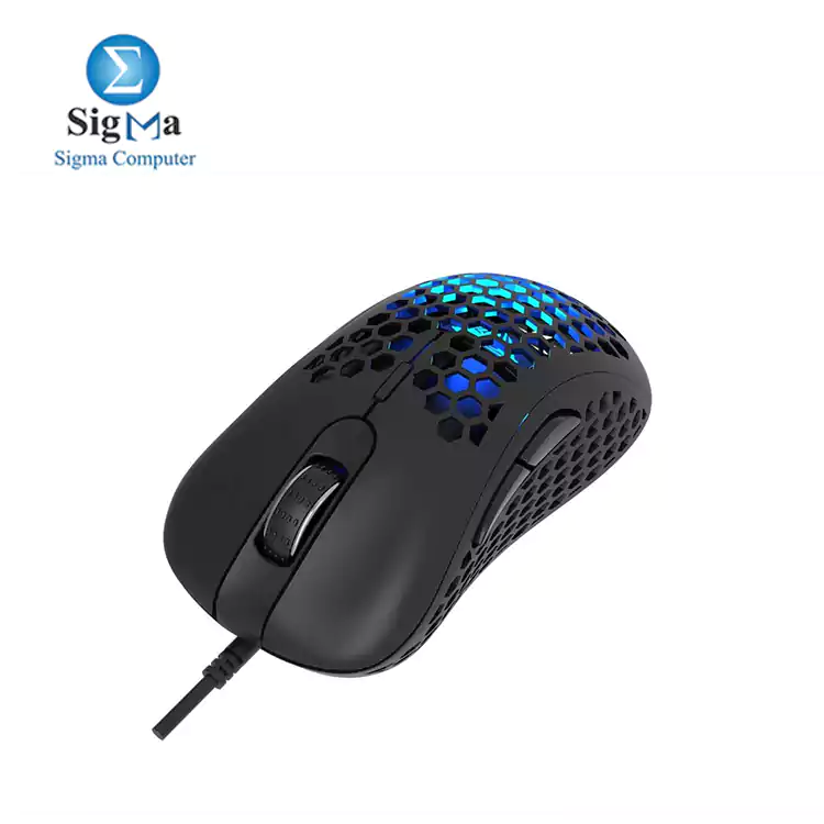 AULA F810 Wired Gaming Mouse  6400 dpi  6 Keys Custom Programable  Backlit RGB LED  Ergonomic Right Hand USB Optical Game Mice