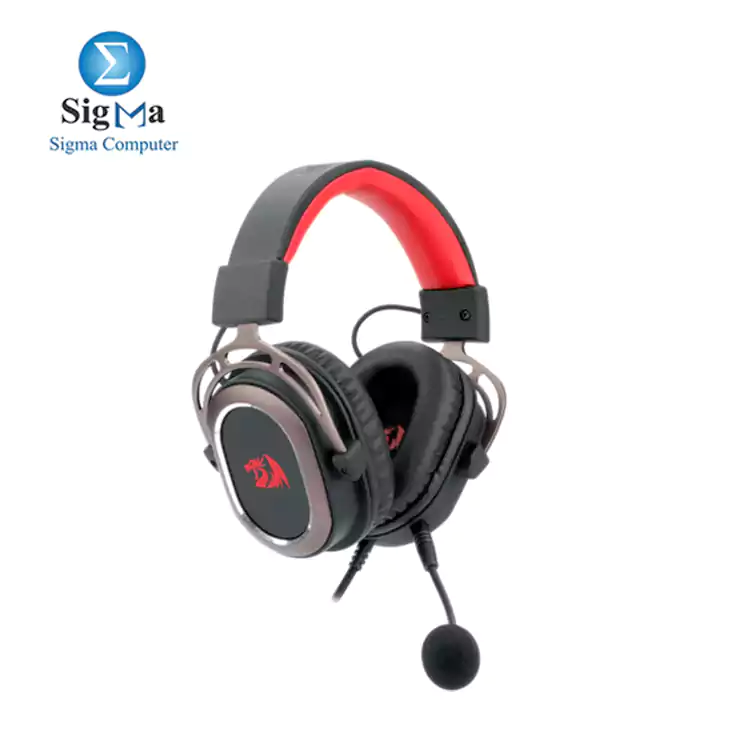 Redragon H710 Helios Wired Gaming Headset - 7.1 Surround Sound - Memory Foam Ear Pads - 50MM Drivers - Detachable Microphone - Multi Platform Headphone - Works with PC PS4 Switch